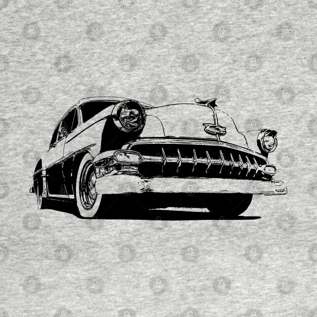 1954 Chevy Bel Air - stylized monochrome by mal_photography